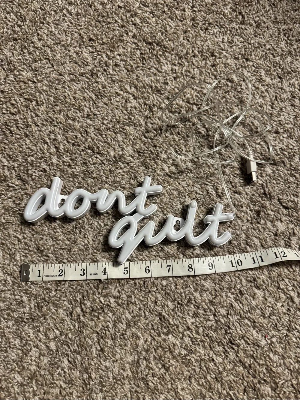 Amazon Neon Green LED Script Wall Sign 